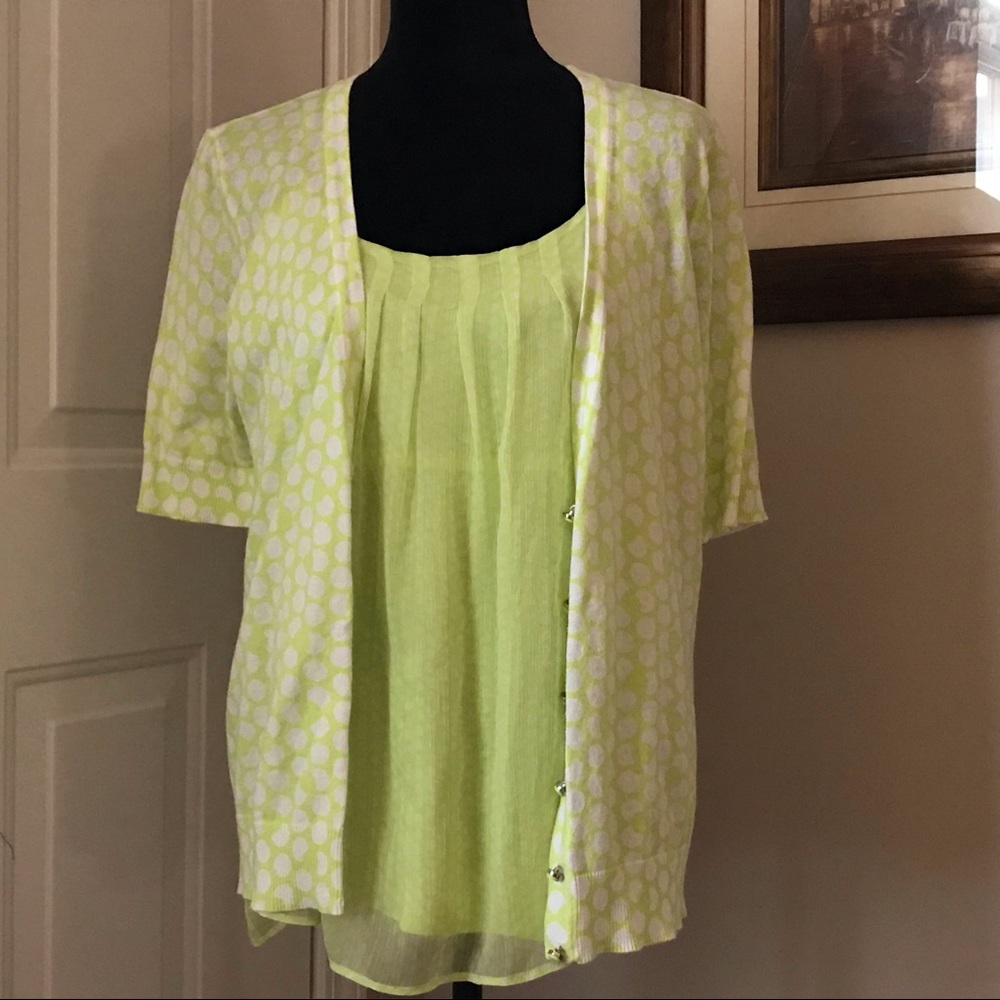 New York & Company Sweater and Cami Set